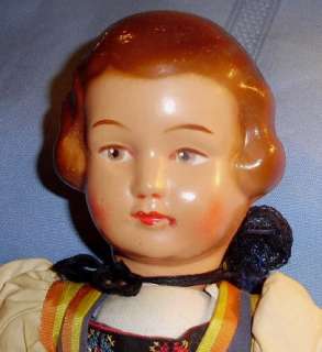 15 Vintage 1940s SWISS Foreign ETHNIC Costume DOLL  