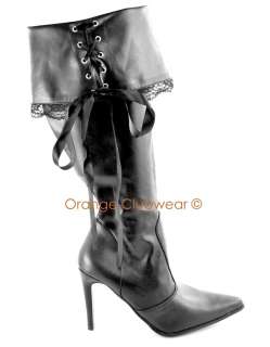 PLEASER WIDE WIDTH Womens Pirate Renaissance Knee Boots  