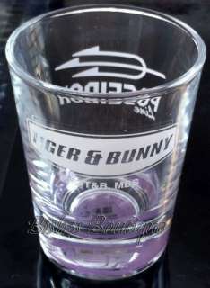 Tiger & Bunny set of 4 shot glasses OFFICIAL Blue Rose Kotetsu Barnaby 