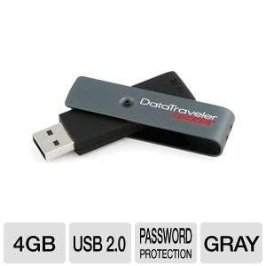Kingston DataTraveler Locker+ 4GB USB Flash Drive 