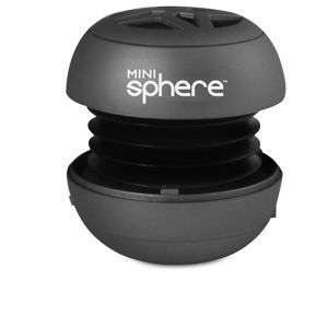 Quikcell QSPHERE055W Mini Sphere Wired Pop Up Speaker   Gray at 