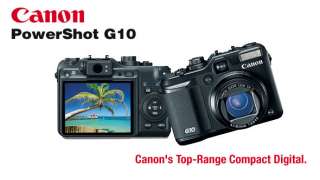 Canon PowerShot G10 Digital Camera   14.7 Megapixels, 5x Optical Zoom 