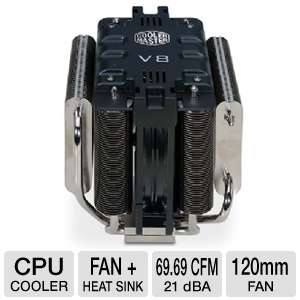 Cooler Master V8 CPU Fan   Socket 1366/775/AM2/AM2+,1156, AM3 120mm 