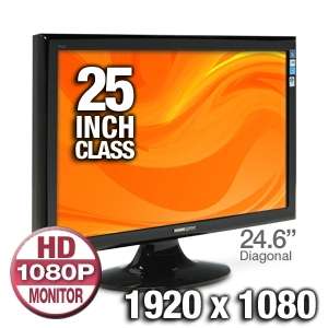 Hannspree HF257HPB 25 Class Widescreen LCD Monitor   1080p, 1920x1080 