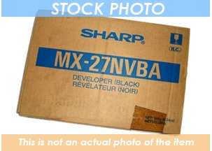 of MX27NVBA SHARP MX 2300 DEVELOPER BLACK MX27NVBA