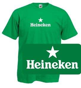 Heineken Beer t shirt party cool soccer bar Small 3XL  