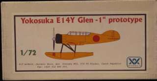 72 YOKOSUKA E14Y GLEN Floatplane 1st Prototype *MINT*  