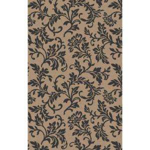 Shaw Living Francesca Taupe/Charcoal 1 ft. 9 in. x 2 ft. 10 in. Area 