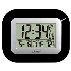   large lcd and also features the month and day indoor temperature and