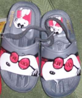 SNOOPY Joe Cool Infant Toddler Kid Sandals Strap Shoes  