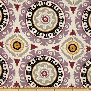   Flair Onyx/Lilac Colorful Geometric Upholstery Drapery Fabric  