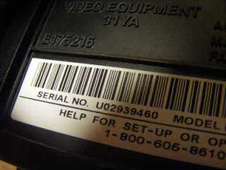 Magnavox DVD Player/VCR Combo DV220MW9 (9460) BROKEN 053818570685 