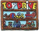 Boy Girl TOY DRIVE Shelf Patches Crests GUIDES/SCOUTS  