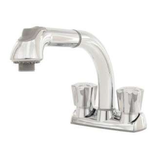   Handle Pull Out Sprayer Laundry Faucet in Chrome 480 