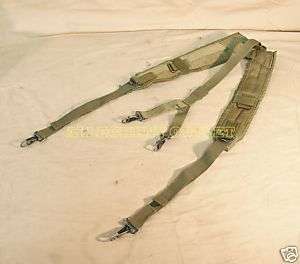 LC 1 US Military Surplus LBE Combat Y Suspenders NICE  