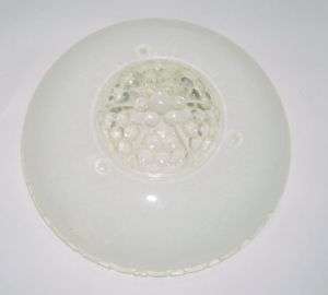 Vintage Victorian Ceiling Glass Light Cover  