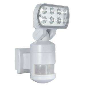   White Motion Tracking LED Security Light NW500WH 