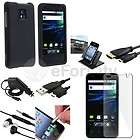 8in1 Accessory Bundle Black Hard Case HDMI Cable Stylus For LG Optimus 