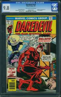 Daredevil #131, CGC 9.8, 1st appearance of BULLSEYE  