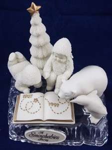   Snowbabies Journey Lets Go See Jack Frost Snowbaby Figurines + Base