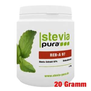 STEVIA Extrakt   97% Reb A   20g  Drogerie & Körperpflege