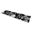 Teppich Läufer Lano Ranken schwarz in 80 x 300 cm  Küche 