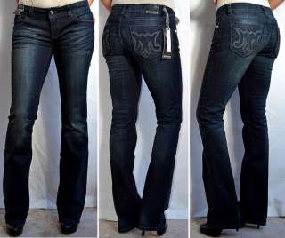 MEK Denim Womens MARRAKECH Jeans Slim Boot Cut   31  
