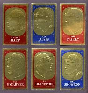1965 TOPPS EMBOSSED   PARTIAL SET   55/72   MID GRADE GROUP  