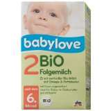 Babylove Folgemilch 2, 2er Pack (2 x 600 g) nach dem 6 Monat   Bio