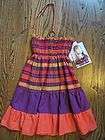 NWT girls Youngland Multi colored Halter Spring Summer Dress Size 