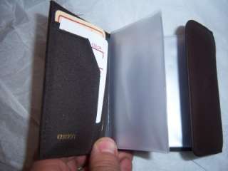 Buxton ID Zip Wallet & Cardcase,Brown  