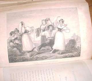 1832 Antique Book Literary Souvenir Illustrated w/ 12 Plates Steel 
