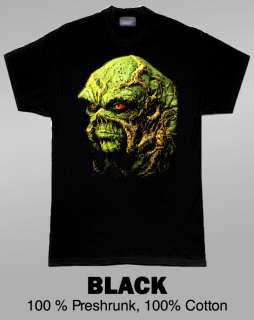 Swamp Thing Classic Comic Superhero T Shirt Black  