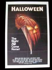 Halloween   ORIGINAL MOVIE POSTER U.S. 1SH 1978  