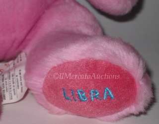  RUSS LIBRA Zodiac Bear Plush Pink STAR SCOPE Teddy 3737 Stuffed Toy 