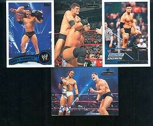 WWE 4 CODY RHODES WRESTLING TRADING CARDS SEE SCAN  