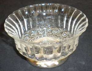 CRYSTAL & SILVER PLATED CANDY DISH BOWL INDONESIA MADE  