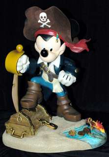 Pirate Mickey Mouse Big Figurine NEW Disney  