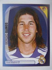 Panini CL 2007/08 # Real Madrid Sergio Ramos # 337  