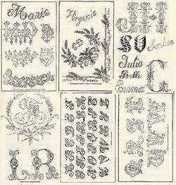 click to view image album monograms initials names sundry victorian