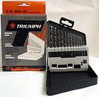 Triumph 99858 13pc. (1/16 1/4 x 64ths) Thunderbit Drill Bit Set