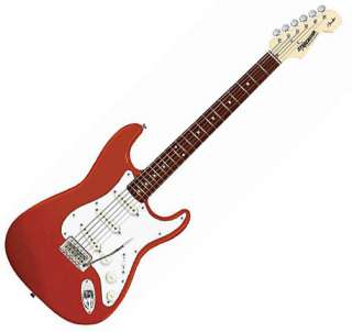 Fender Starcaster Strat Electric Guitar   Fiesta Red 717669929343 