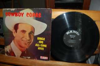 LP~COWBOY COPAS~COWBOY COPAS SINGS HIS ALL TIME HITS~RARE COUNTRY KING 