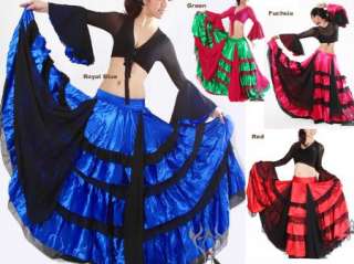 Belly Dance Costume Outfit Dance Top,Circle Dance Skirt  