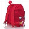 Hello Kitty Kids Mini Book Rucksack Backpack Red Sanrio  