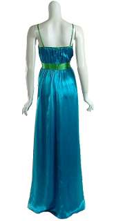 Electrifying MARC BOUWER GLAMIT Silk Gown Dress 4 NEW  