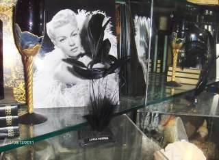 Lana Turner Black Coq Feather Hair Ornament From Films  