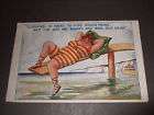 1920 FAT BEACH BELLE COMIC by JACOBUS DIVING BOARD