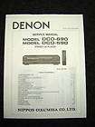 Original Denon DR M10HR Service Manual, Original Denon AVC 210 Service 