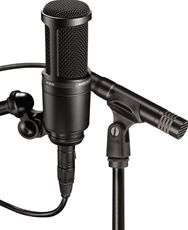Audio Technica AT2041SP AT2020 + AT2021 Studio Condenser Microphones 